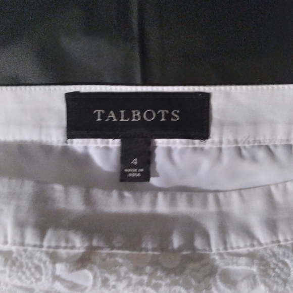 TALBOTS WHITE SKIRT - Picture 7 of 9
